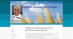 Desktop Screenshot of hypnose-zentrum-herzhauser.de