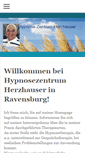 Mobile Screenshot of hypnose-zentrum-herzhauser.de