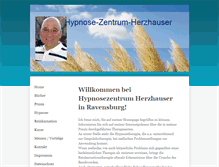 Tablet Screenshot of hypnose-zentrum-herzhauser.de